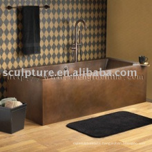 antique rectangle copper bathtubs for hotel